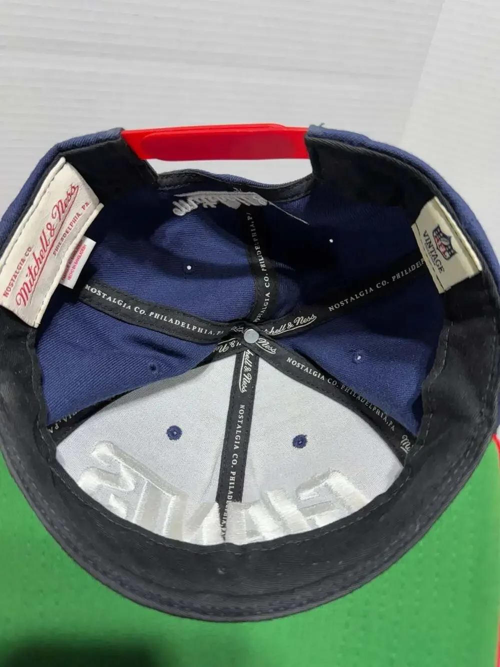 Mitchell & Ness New York Giants NFL 2T XL Logo Snapback Hat